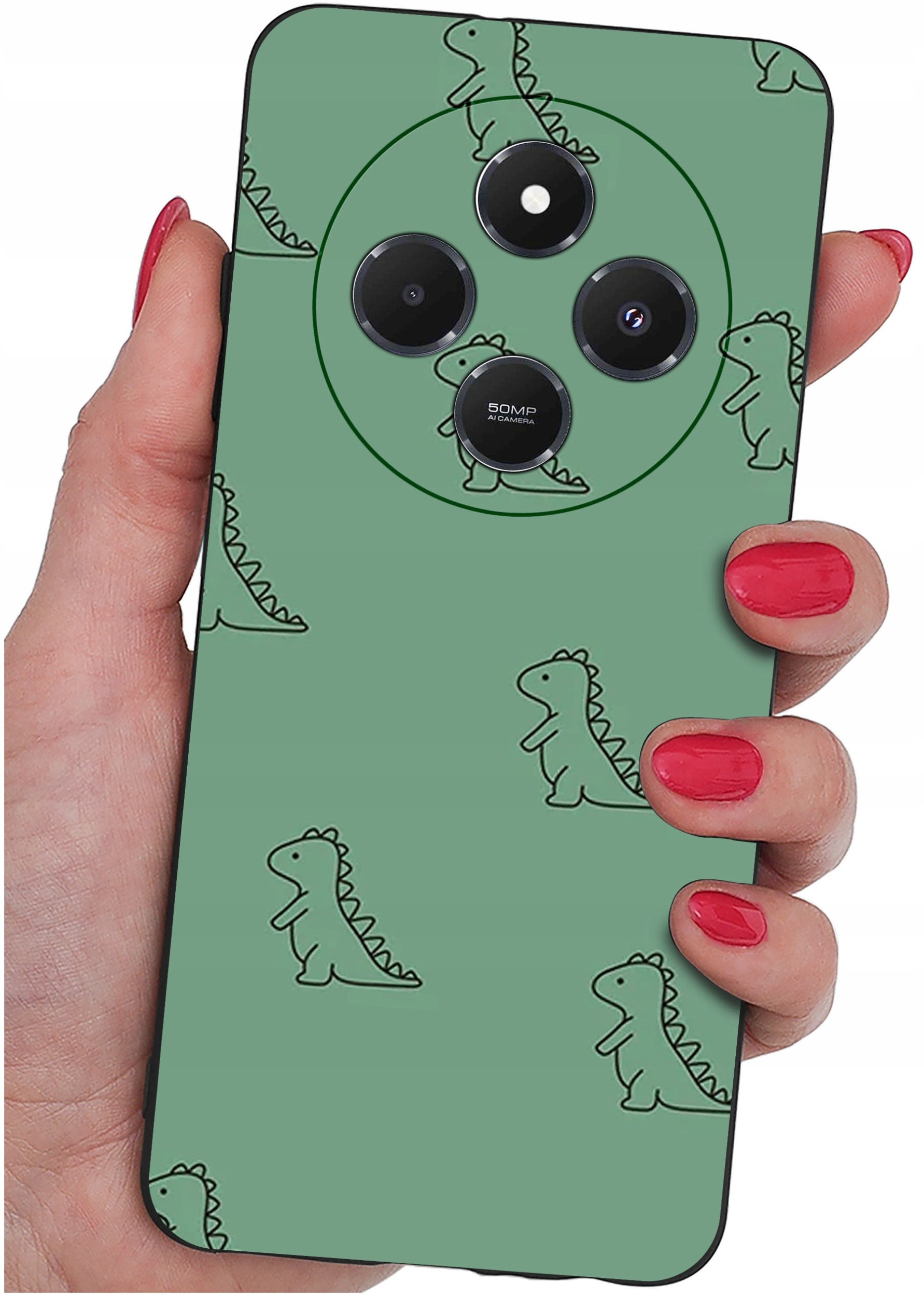 Etui do Xiaomi Redmi 14C WZORY |SILIKONOWE MATT CASE + SZKŁO 9H