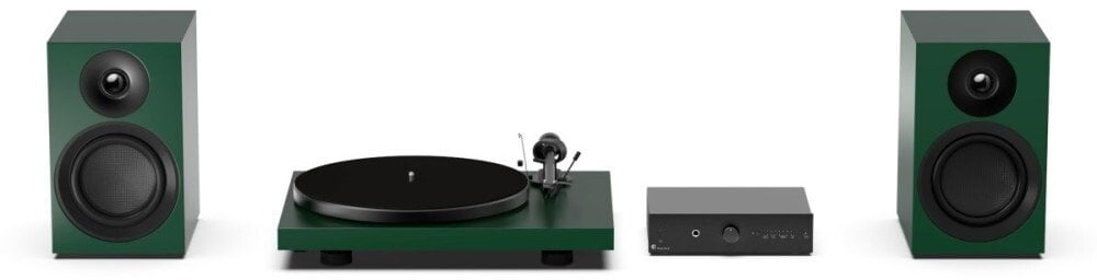 Wieża Pro-Ject Audio Systems Colorful Audio System E - System Hi-Fi typu wszystko w jednym z gramofonem - Satynowa zieleń
