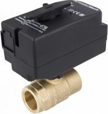 Afriso Zawór kulowy dwudrogowy z siłownikiem BEV, DN25, Rp1", Kvs 60 m3/h, 230 V AC, NC 9021300