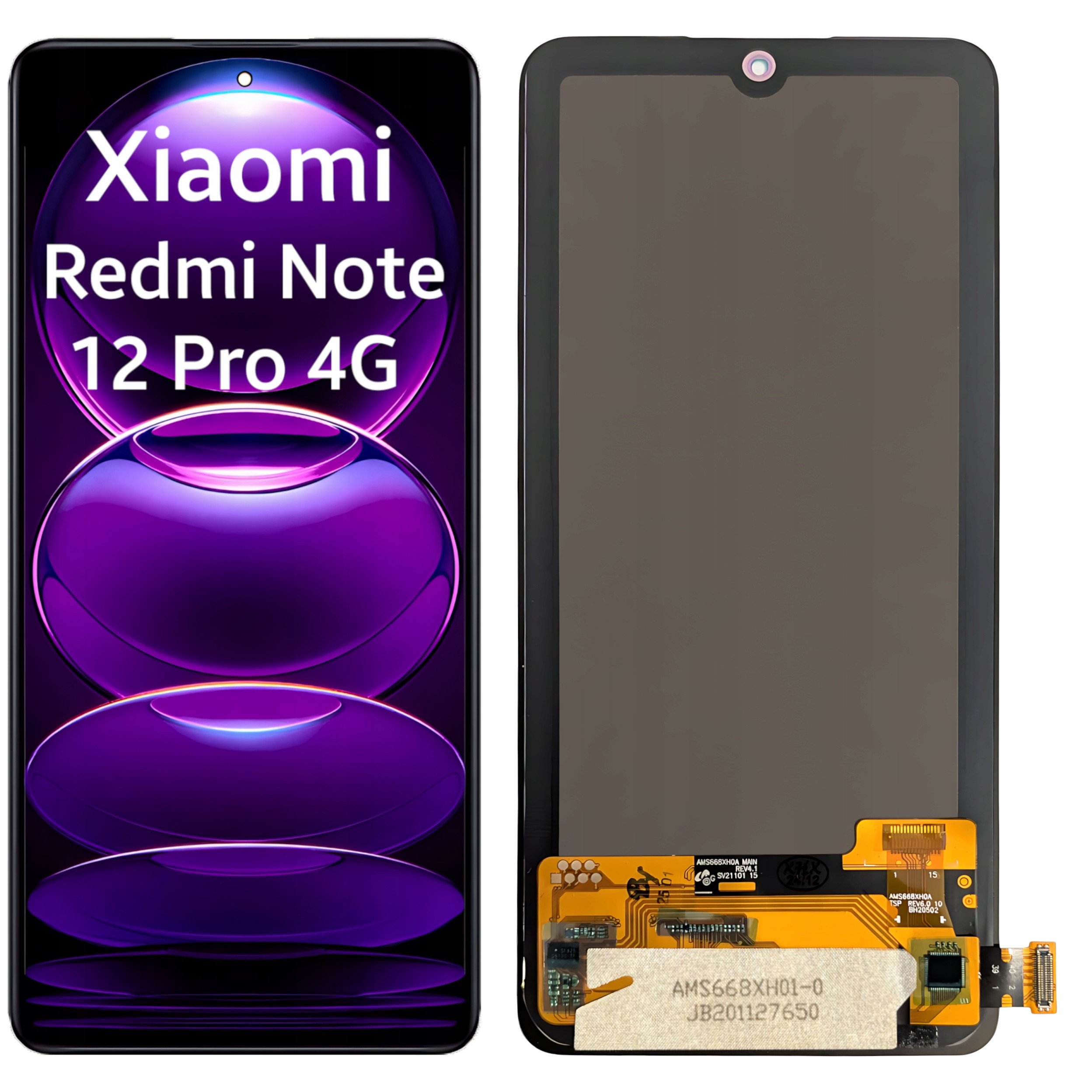 WYŚWIETLACZ EKRAN LCD DO XIAOMI REDMI NOTE 12 PRO 4G OLED