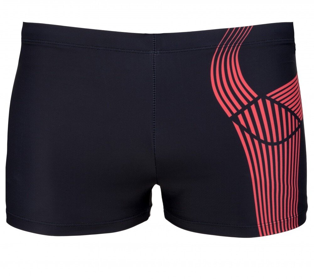 Speedo BOKSERKI MĘSKIE BLACK RED COSMO II AS1901 ROZMIAR XXL