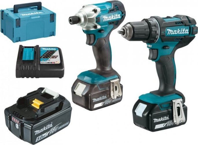 Zestaw elektronarzędzi Makita 7-elementowy (DLX2339JX1)