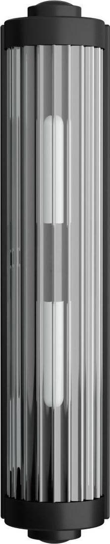 Kinkiet Orlicki Design LAMPA ścienna Fumi Parette Nero IP44 Orlicki Design szklana OPRAWA tuba kinkiet do łazienki IP44 czarny