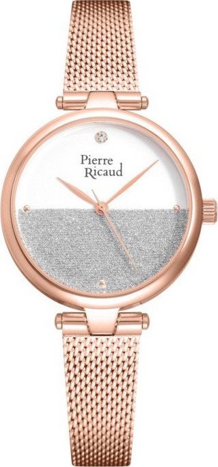 Zegarek Pierre Ricaud Zegarek damski Pierre Ricaud P23000.91R3Q CYRKONIE różowe złoto
