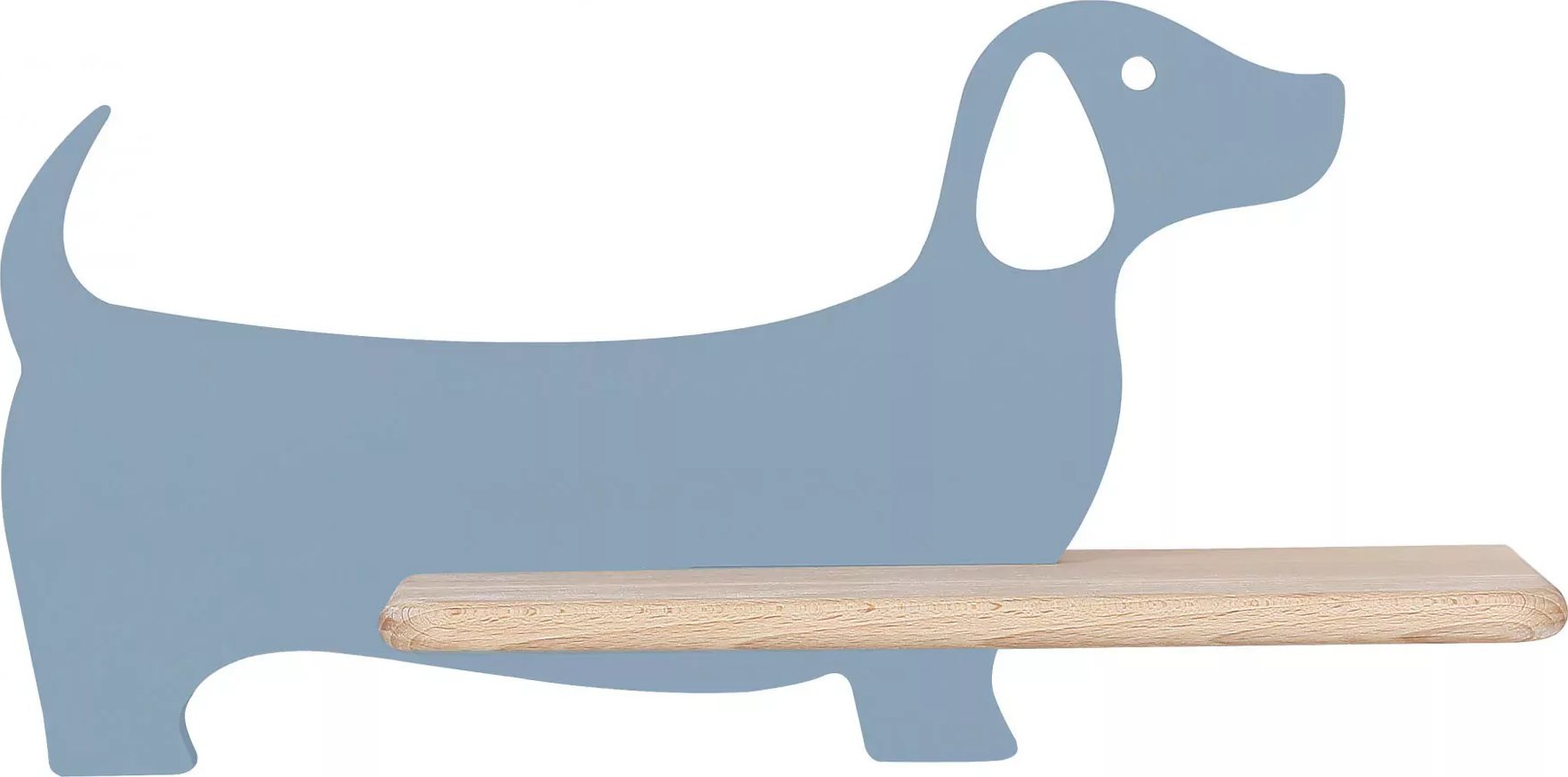 Kinkiet Lumes Niebieski kinkiet ścienny w kształcie pieska - K047-Ogi