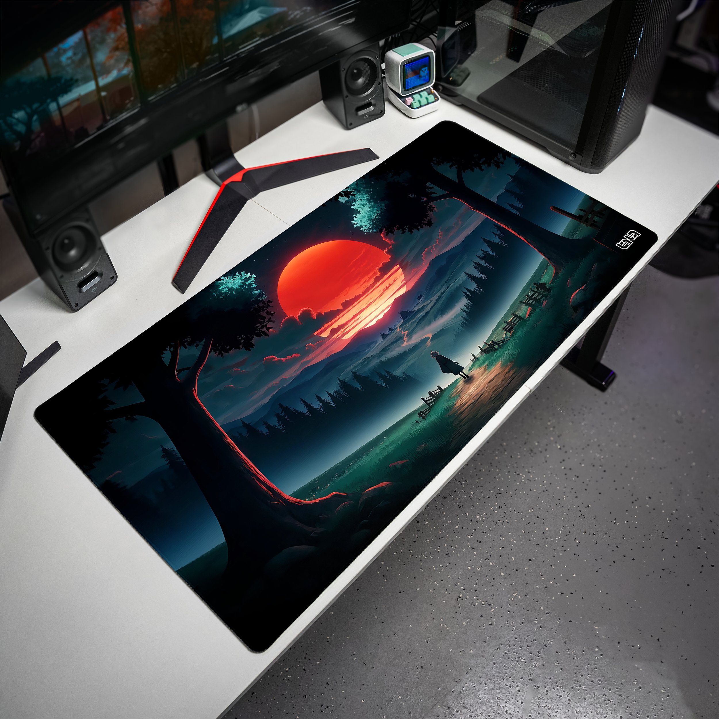 Podkładka Tilt PODKŁADKA POD KLAWIATURĘ Adventure Road 100x50 TILT Dla gracza XXL Duża