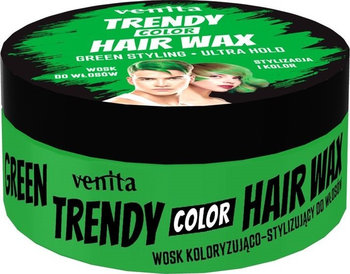 VENITA_Trendy Hair Wax wosk do włosów Green 75g