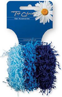 Top Choice Gumki "spaghetti" 3szt niebieski (21695)