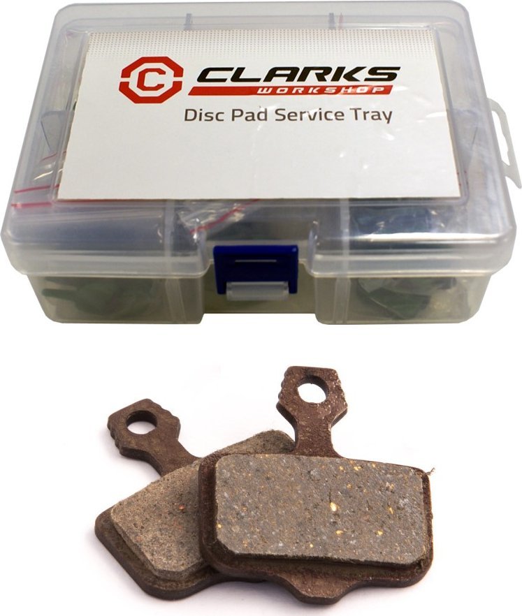 Clarks Klocki hamulcowe CLARK'S AVID (Elixir 1,3,5, Elixir CR, Elixir R, Sram XX, X0, Elixir DB) Organiczne (pudełko 25 par)