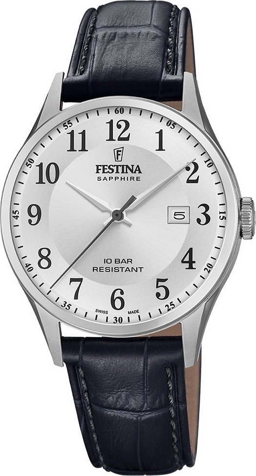 Zegarek Festina Zegarek męski Festina F20007-1 czarny