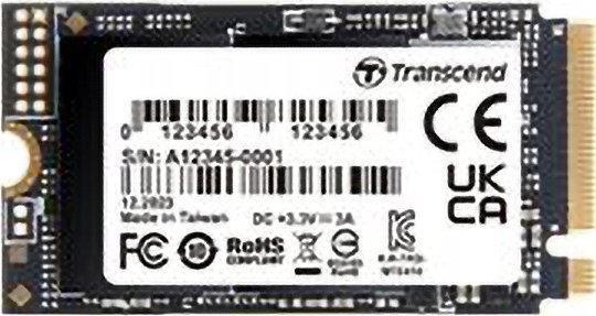 Dysk SSD Transcend 410S 2TB M.2 2242 PCI-E x4 Gen4 NVMe (TS2TMTE410S)