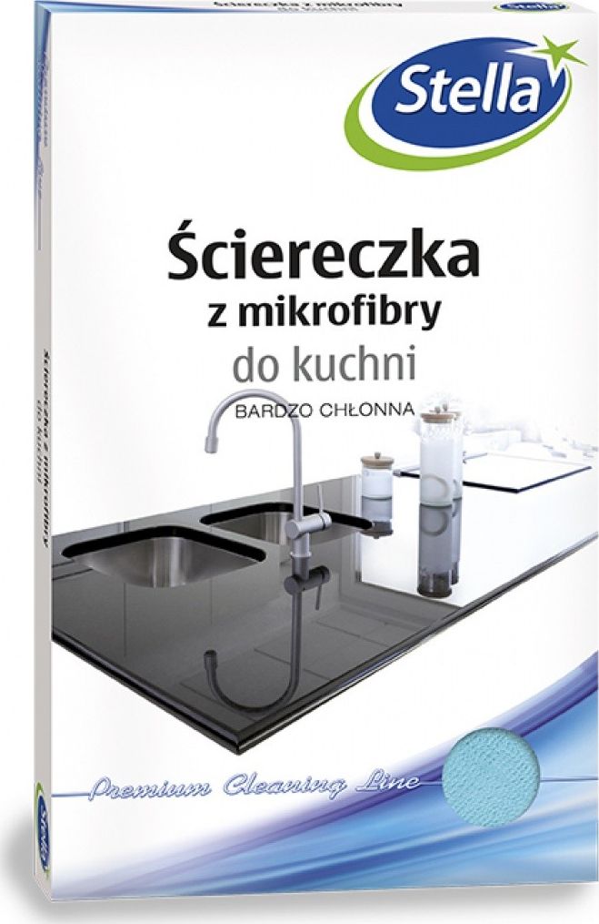 Stella Ściereczka z mikrofibry STELLA, do kuchni, 1 szt., mix