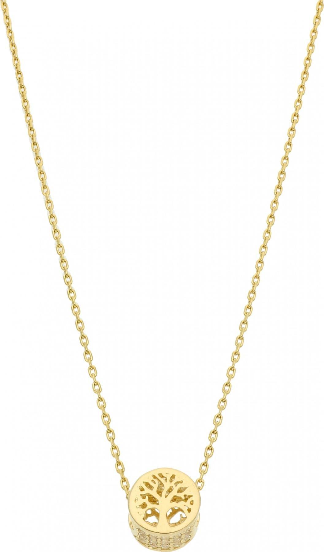 Rosanto Złota zawieszka przekładka drzewko szczęścia do bransoletki 585 14k