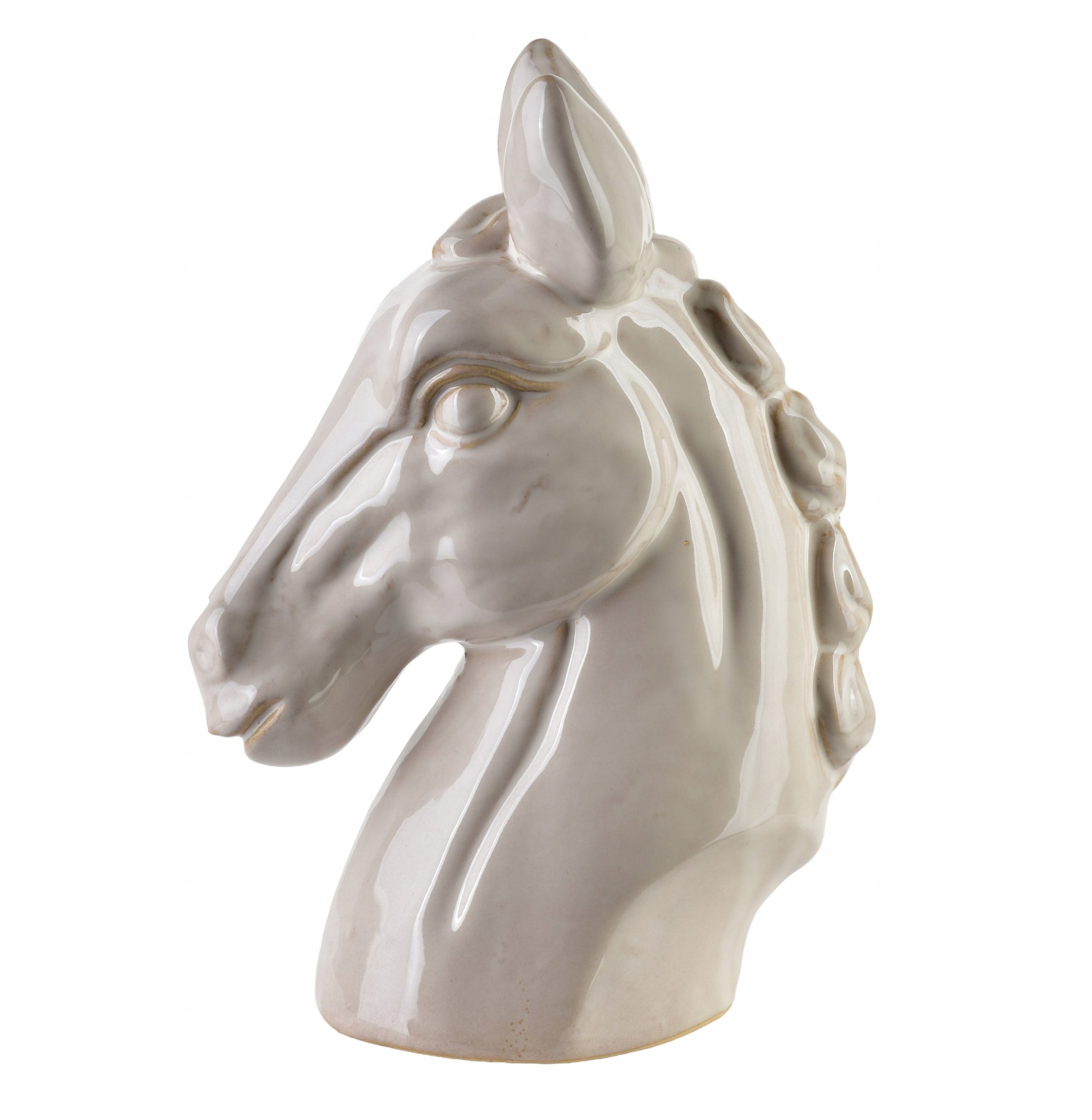 ORAN BEIGE Figura koń 17x10,5x24cm