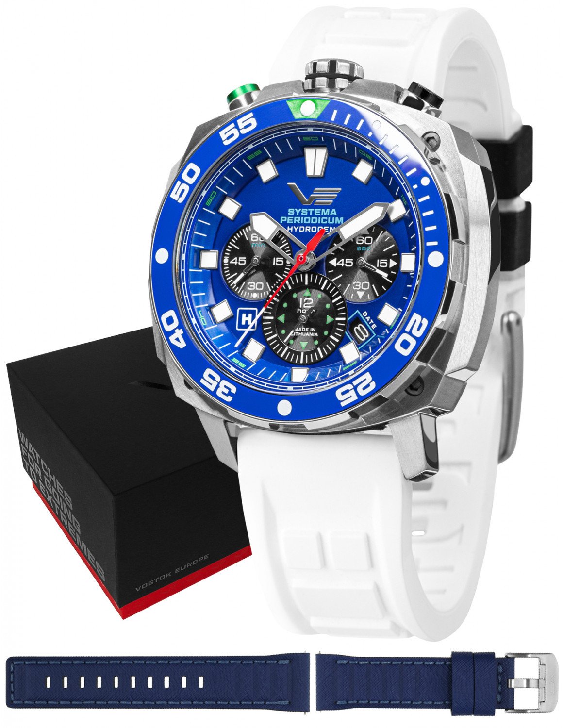 Zegarek męski Vostok Europe VK67-650A720SW czarny