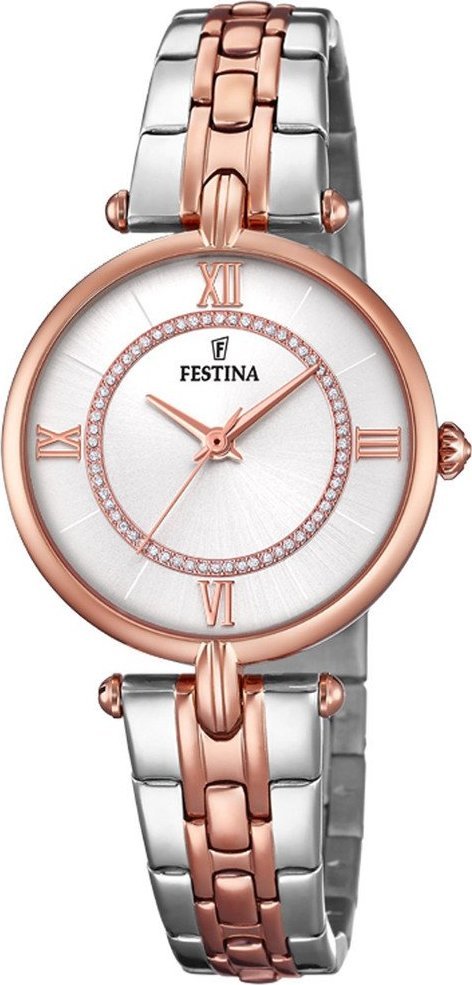 Zegarek Festina Zegarek damski Festina F20316-2 CYRKONIE srebrny