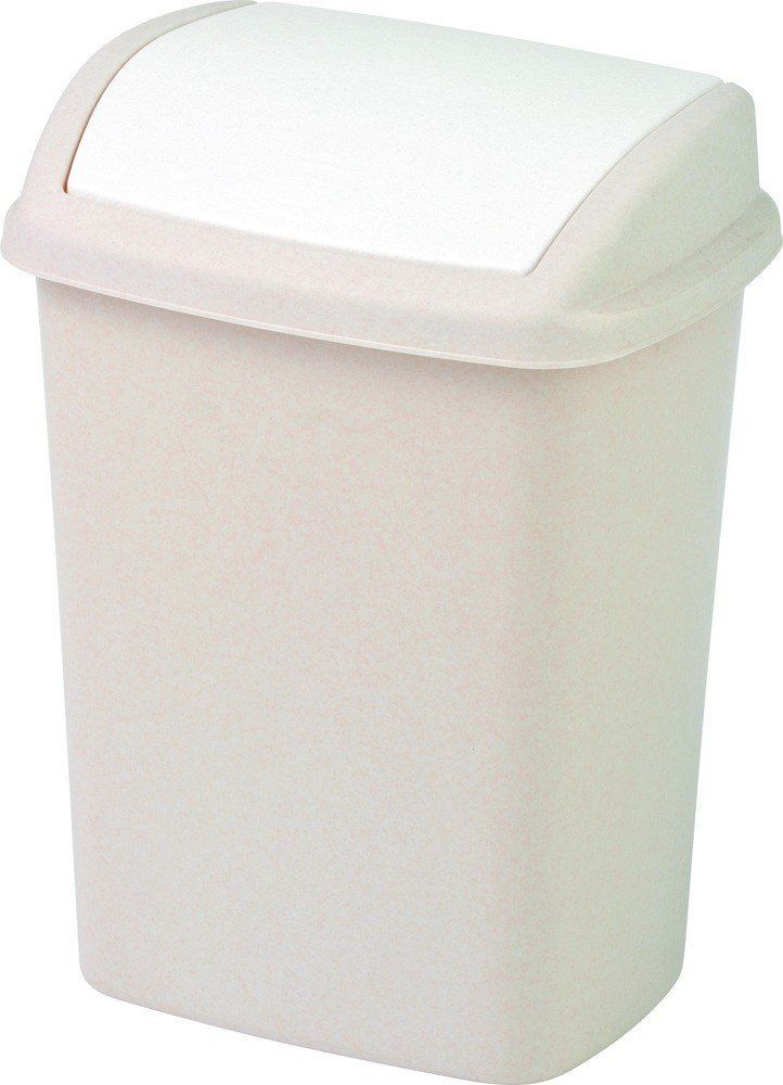 Kosz na śmieci Curver Dominik uchylny 10L kremowy (CUR000081)