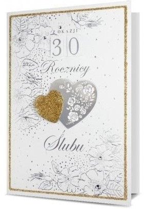 Karnet B6 Rocznica (wymienne cyfry)