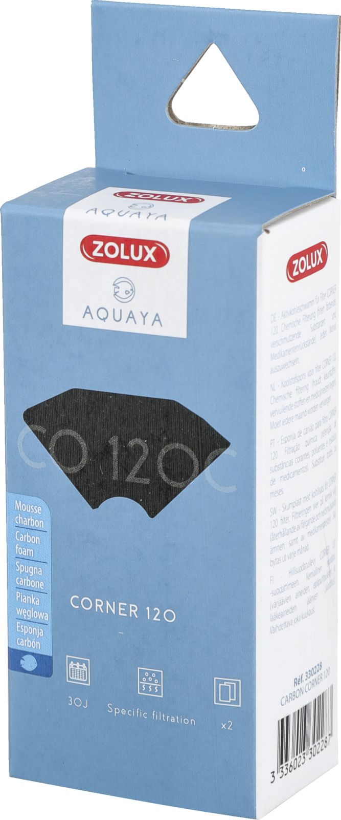 Zolux AQUAYA Wkład Carbon Corner 120