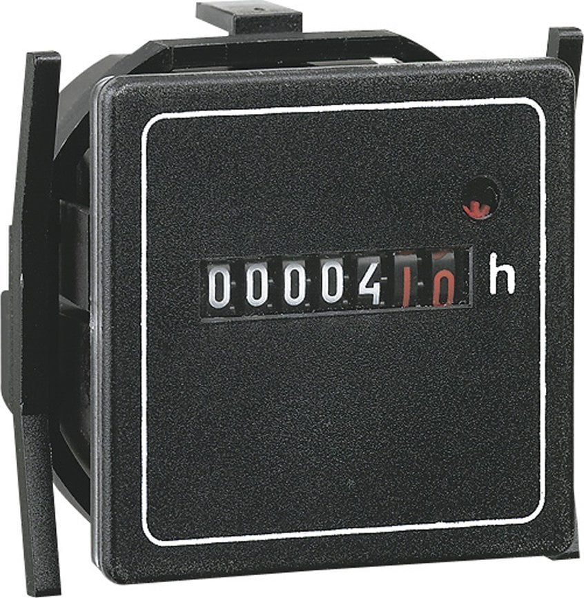 Legrand Licznik czasu pracy 200-240V AC 7(2) znaków analogowy pulpitowy 48x48mm 049555