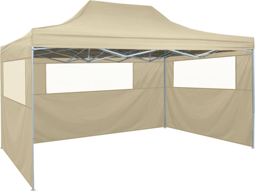 vidaXL Profesjonalny, składany namiot imprezowy, 3 ściany, 3x4 m, stal