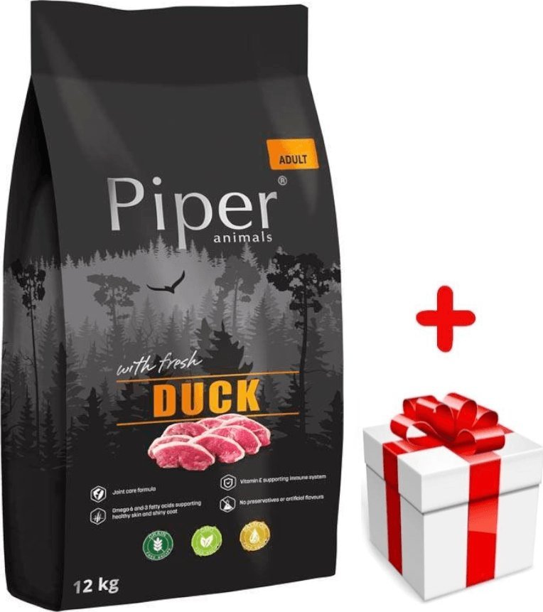 Dolina Noteci DOLINA NOTECI Piper Animals z kaczką 12kg + niespodzianka dla psa GRATIS!
