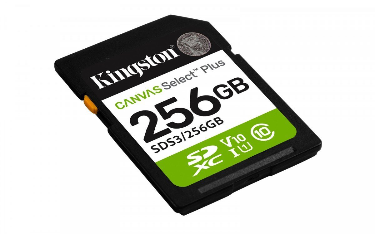 Karta Kingston Canvas Select Plus SDXC 256 GB Class 10 UHS-I/U1 V10 (SDS3/256GB)