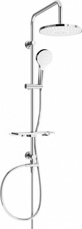 Zestaw prysznicowy Mexen Mexen T05 kolumna prysznicowa chrom/biała - 798050593-00