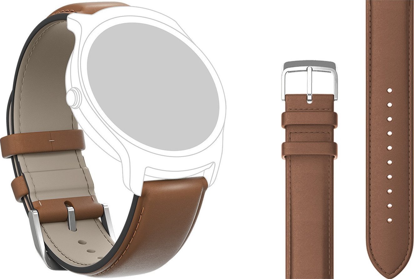 Mobvoi Ticwatch kožený řemínek (hnědá)