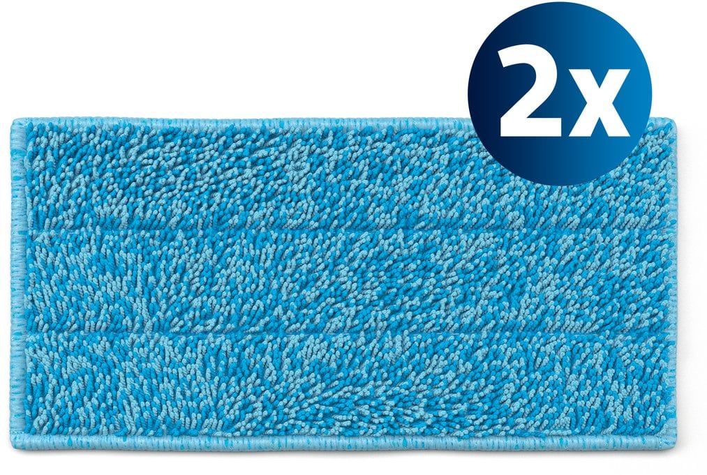 PHILIPS SmartPro Easy Nomaiņas komplekts: 2 mikrošķiedras spilventiņi priekš putekļusūcējiem robotiem FC8008/01