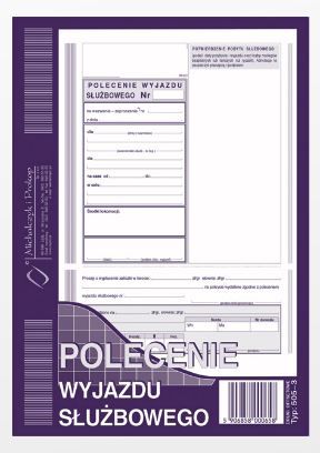 Michalczyk & Prokop Polecenie wyjazdu służbowego A5 40 kartek (505-3)