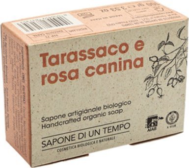 Organiczne mydło w kostce - Mniszek i Dzika róża - 100 gr. SAPONE DI UN TEMPO