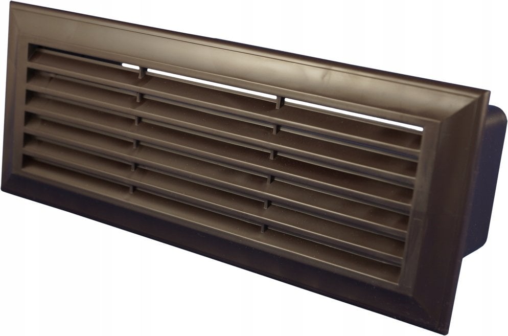 Kratka do kanału płaskiego 60X204 brąz EL60BR