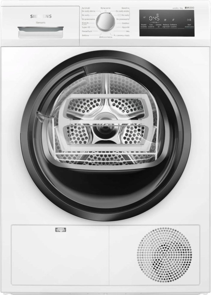 Suszarka do ubrań Siemens Suszarka Siemens WT45HVEEPL 8 kg pompa ciepła 60cm