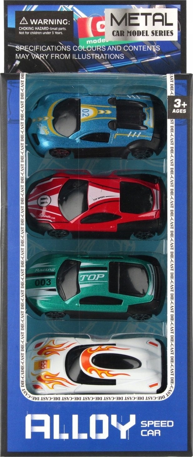 Mega Creative AUTO WYSCIG MET 4SZT 10X22X3 MIX4 MC WB 144/288