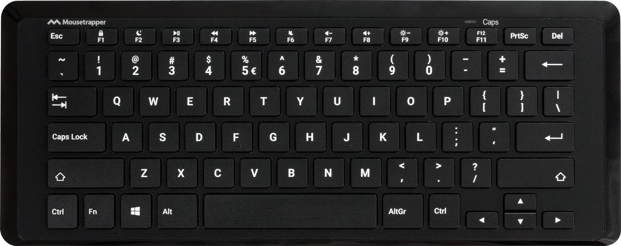 Mousetrapper Type Mini Keyboard, Black