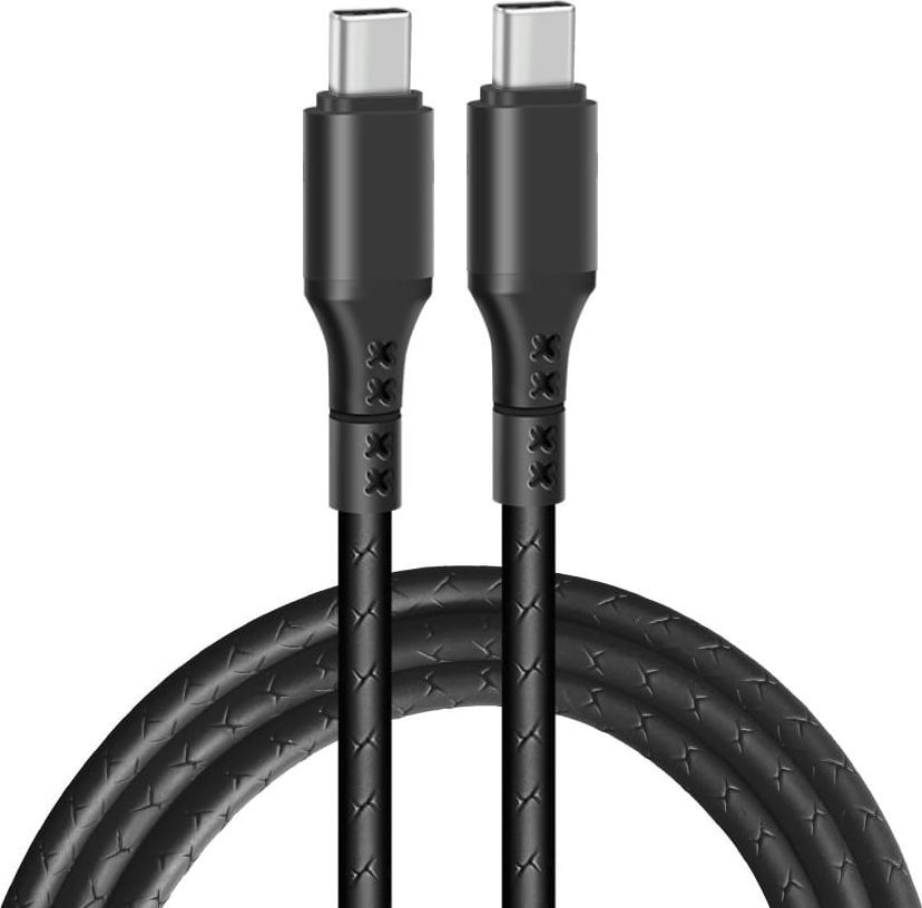 Kabel USB eXtremestyle USB-C - USB-C 2 m Czarny