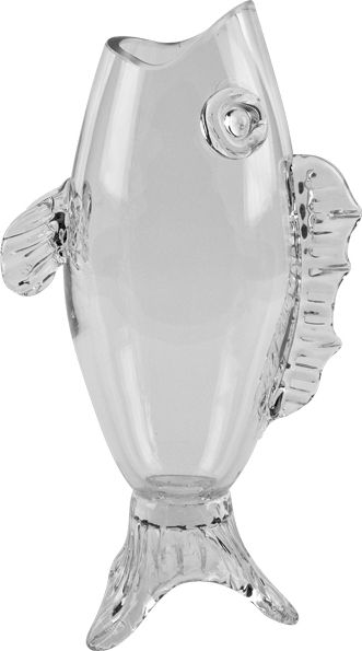 Witek Home Wazon szklany Ryba 20cm
