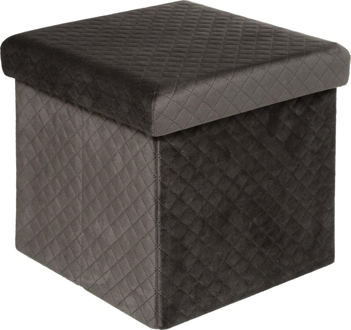 5five Stylowa pufka Otwierana Kufer Podnóżek Siedzisko 31x31 cm
