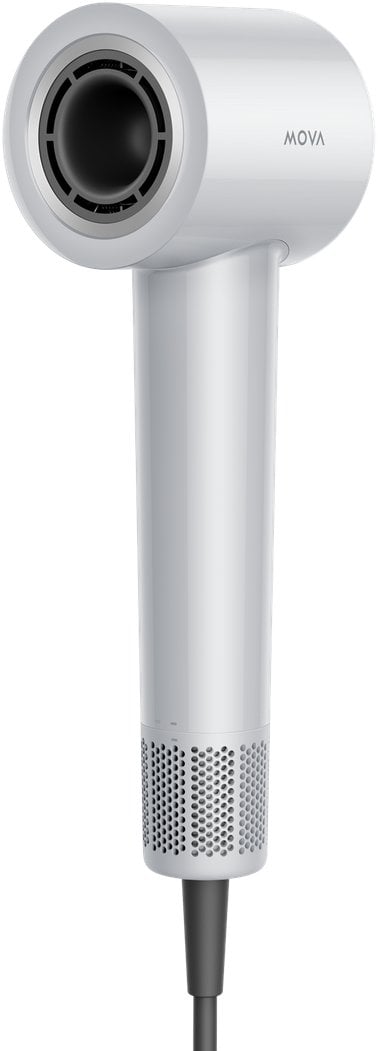 Mova Turbo by Dreame - Szara Suszarka do Włosów Wygładzająca z Jonizacją Cicha Praca 4 Poziomy Temperatury