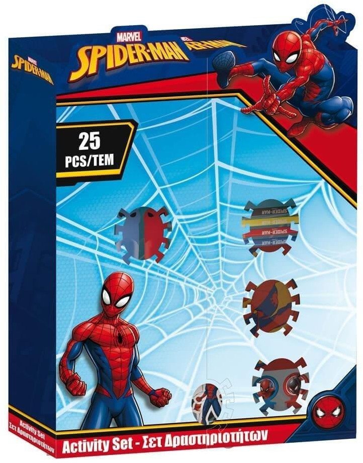 Domek z przyborami Spiderman 25el EDUKAMP