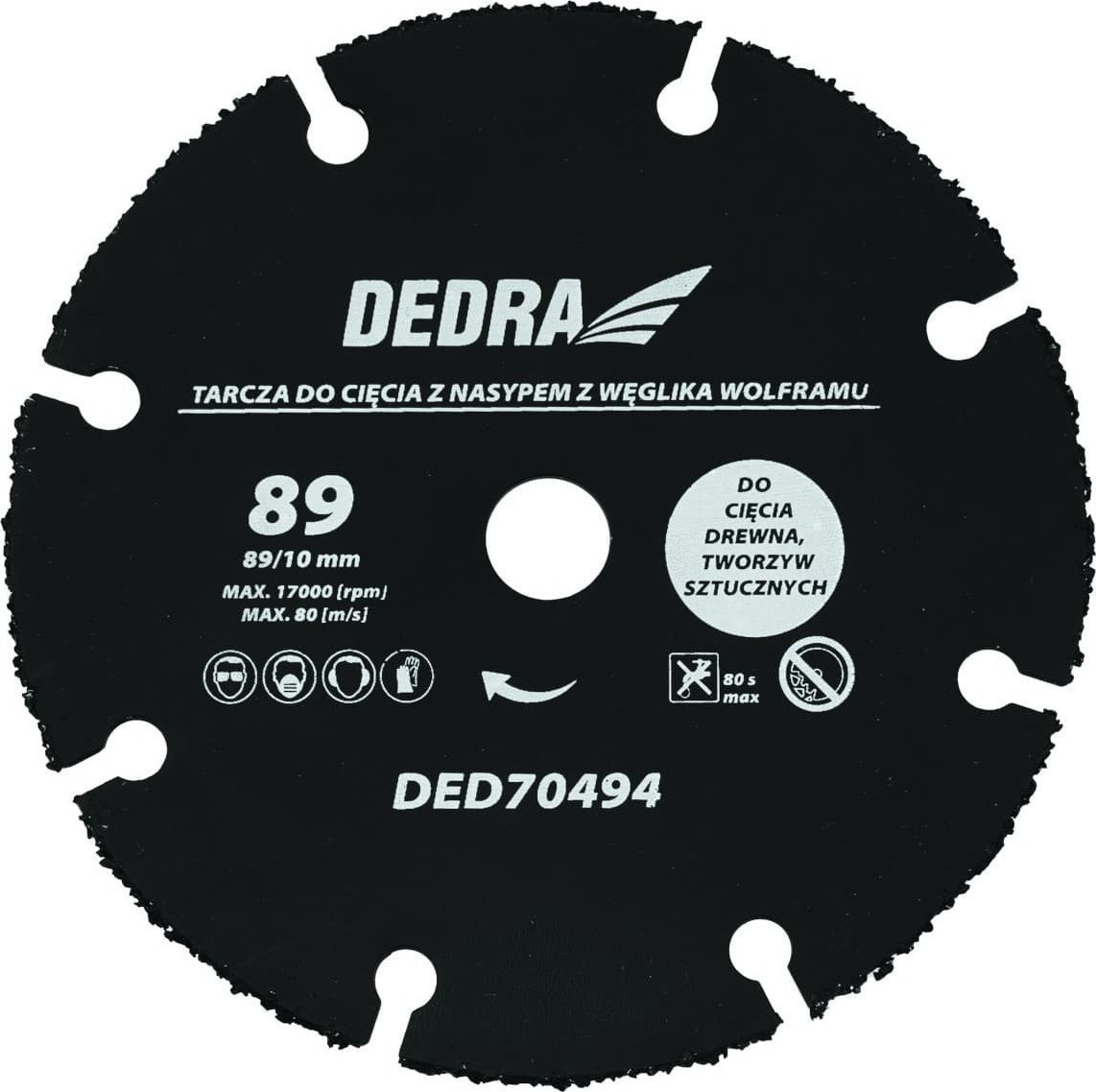 Dedra Tarcza uniwersalna 89x10mm do DED7049