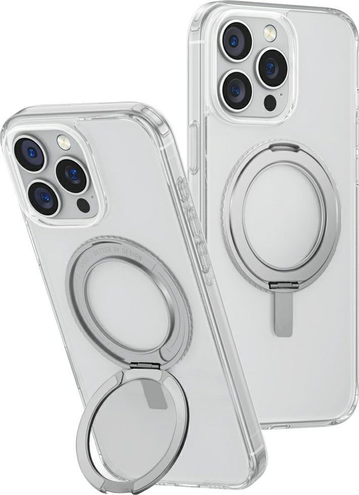 Case UNIQ Swivix for iPhone 16 Pro Max 360 Rotating Kickstand transparent