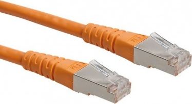 Roline Roline PatchCord S/FTP (PiMF) Kat.6 10m pomarańczowy