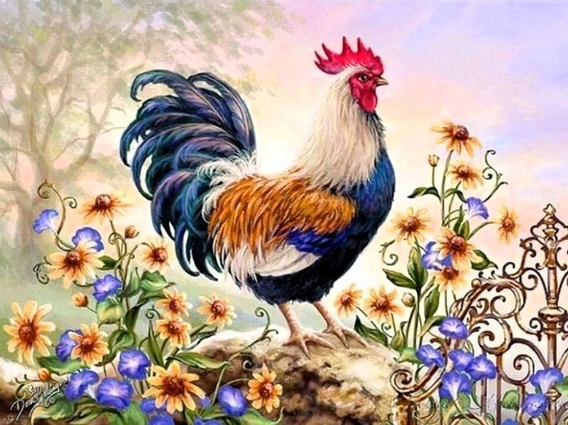 Norimpex Diamentowa mozaika Zwierzęta 30x40cm 2000589