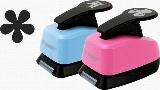 FANDY Dziurkacz ozdobny 25mm kwiatek MIX