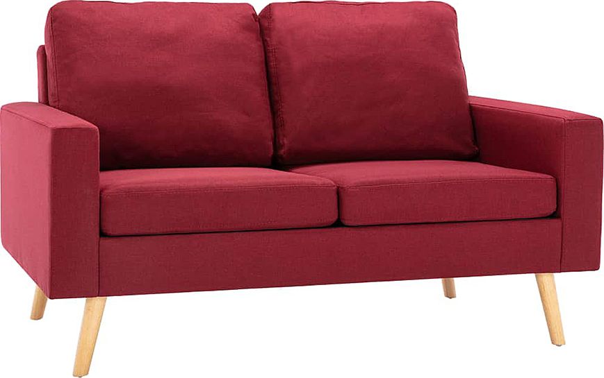 Elior 2-osobowa sofa czerwone wino - Eroa 2Q