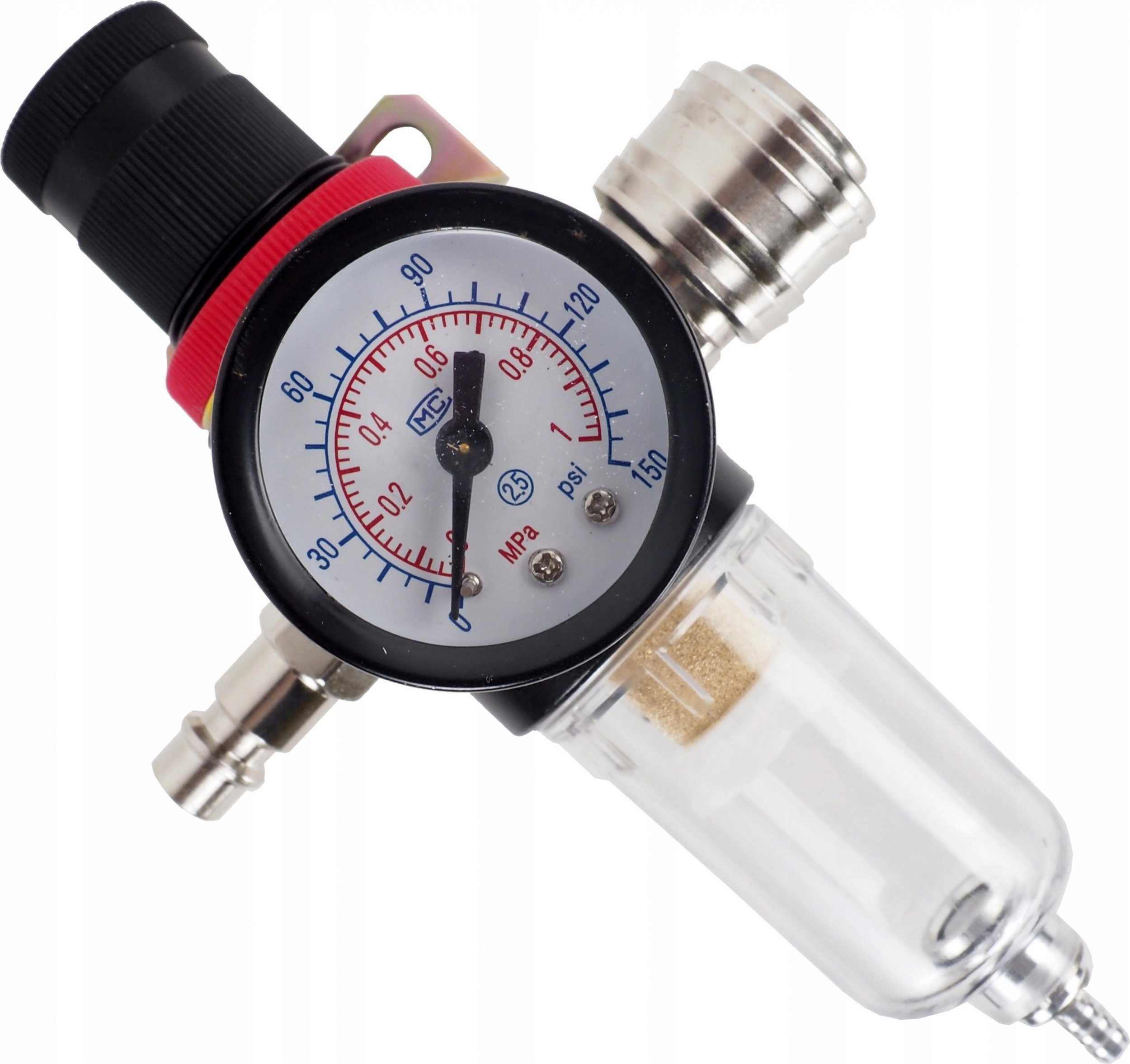 Falon-Tech FILTR POWIETRZA REDUKTOR CIŚNIENIA ODWADNIACZ Z FILTREM REDUKTOREM 1/4"