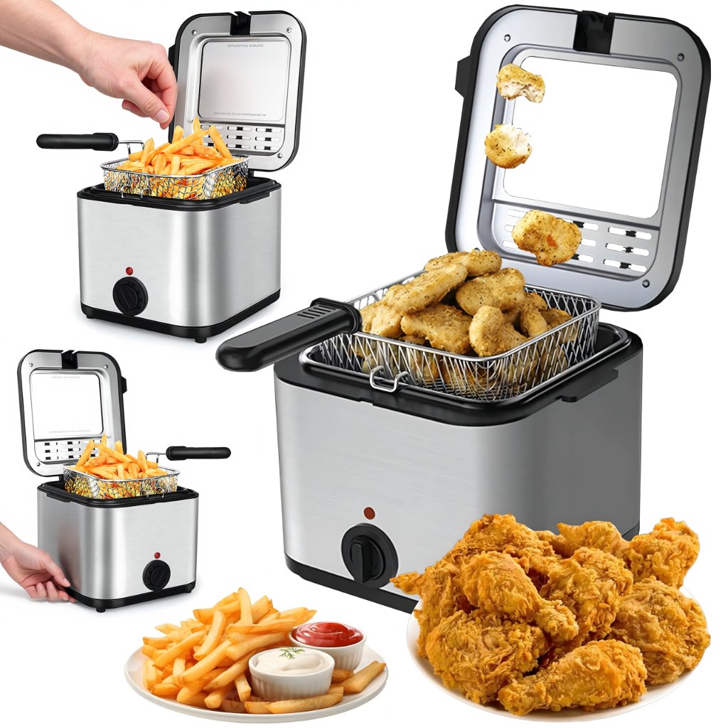 FRYTKOWNICA FRYTOWNICA TRADYCYJNA TŁUSZCZOWA OLEJOWA 2,5 L DO FRYTEK RYB