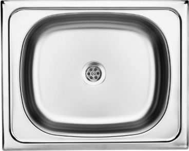 Zlewozmywak Deante Zlew 1-komorowy Twist bez ociekacza 40 x 50cm stalowy (ZEU 010A)